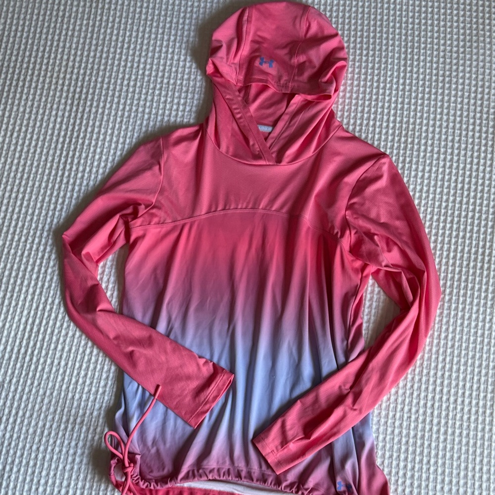Under Armour Pink and Purple Gradient Women's Top